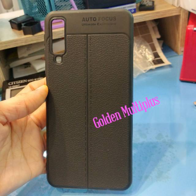 Case Samsung A7 2018 Cover Softcase A7 2018 Silikon Sarung Pelindung Hp A72018 Hitam Black Polos