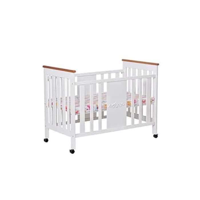Hakari Tempat Tidur Bayi Baby Box Kayu Tanpa Kelambu Nia TTBA HK 073