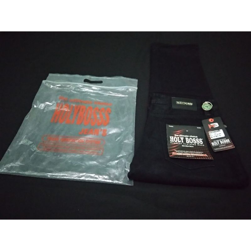 celana boss,celana holy boss,bahan softjeans,