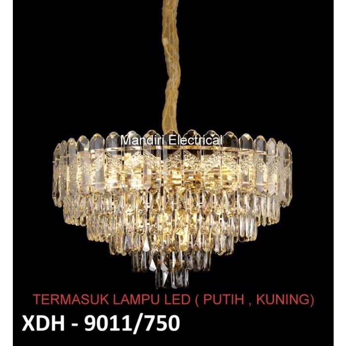 Lampu Gantung Kristal Ruang tamu Meja makan 9011/8825-75 80 CM