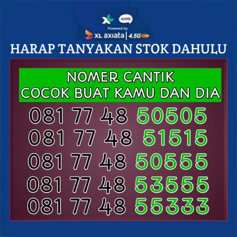 Nomer Xl CANTIK No Cantik Nomer Xl Cantik