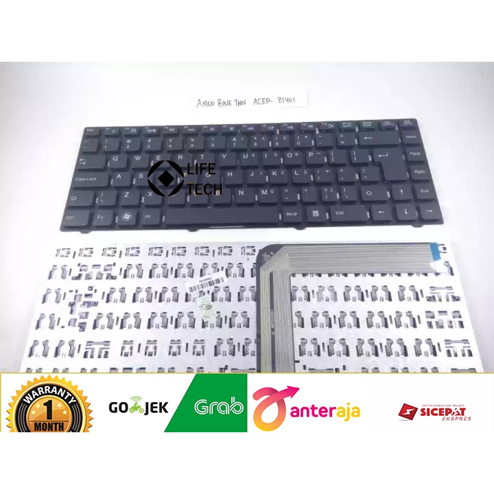 Keyboard Laptop Notebook Axioo Neon BNE Axioo Neon TNN / Acer Aspire One 14 Z1401 / Advan Soulmate G4C series M4 series Z4D series