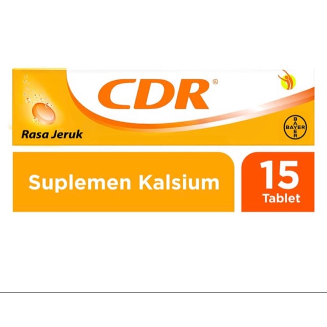 cdr vitamin c daya tahan tubuh 15 tablet
