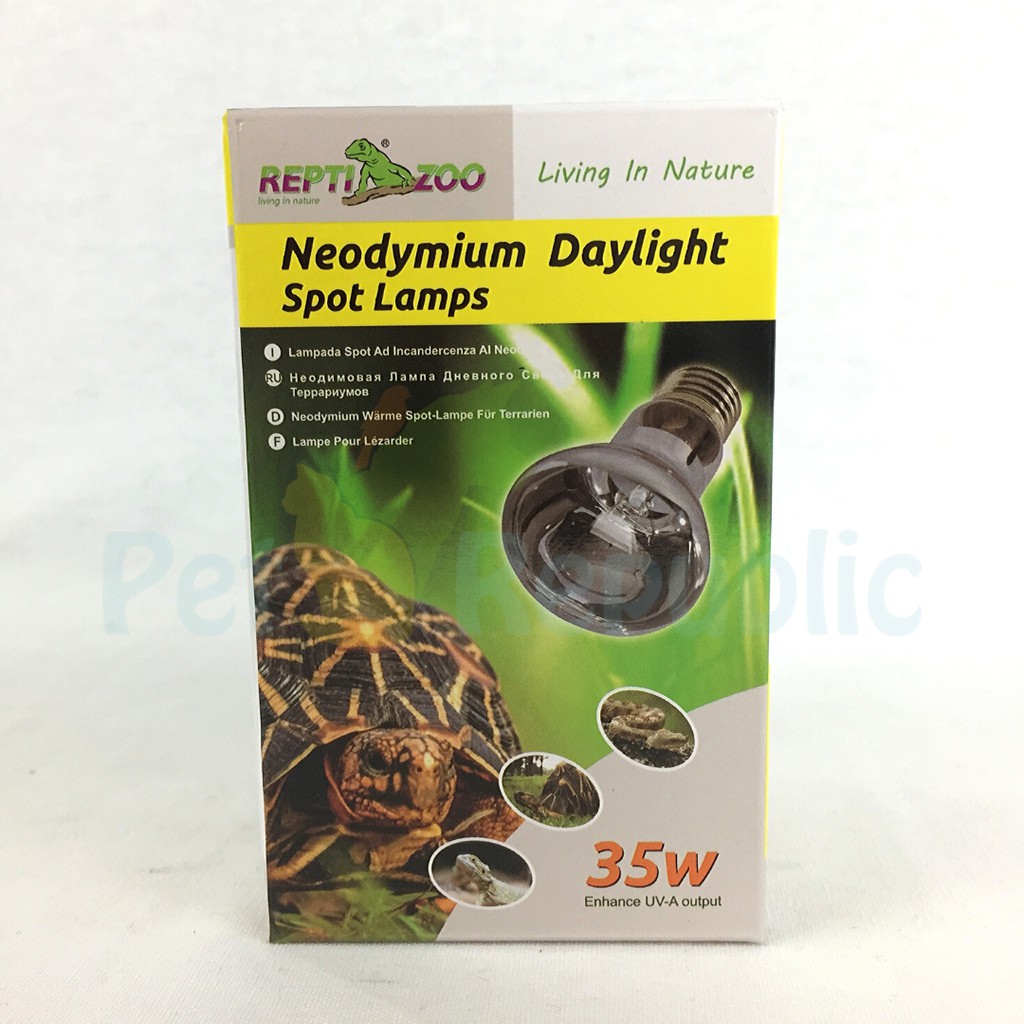 

REPTIZOO Lampu Reptil UVA Neodymium Basking