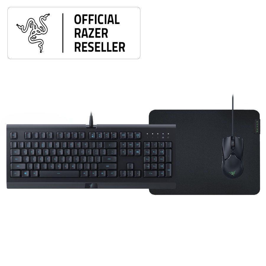 Razer Level Up Bundle - Keyboard Cynosa Lite, Mouse Viper Mini, Mousepad Gigantus V2 Medium - Garansi Resmi ORIGINAL 100%