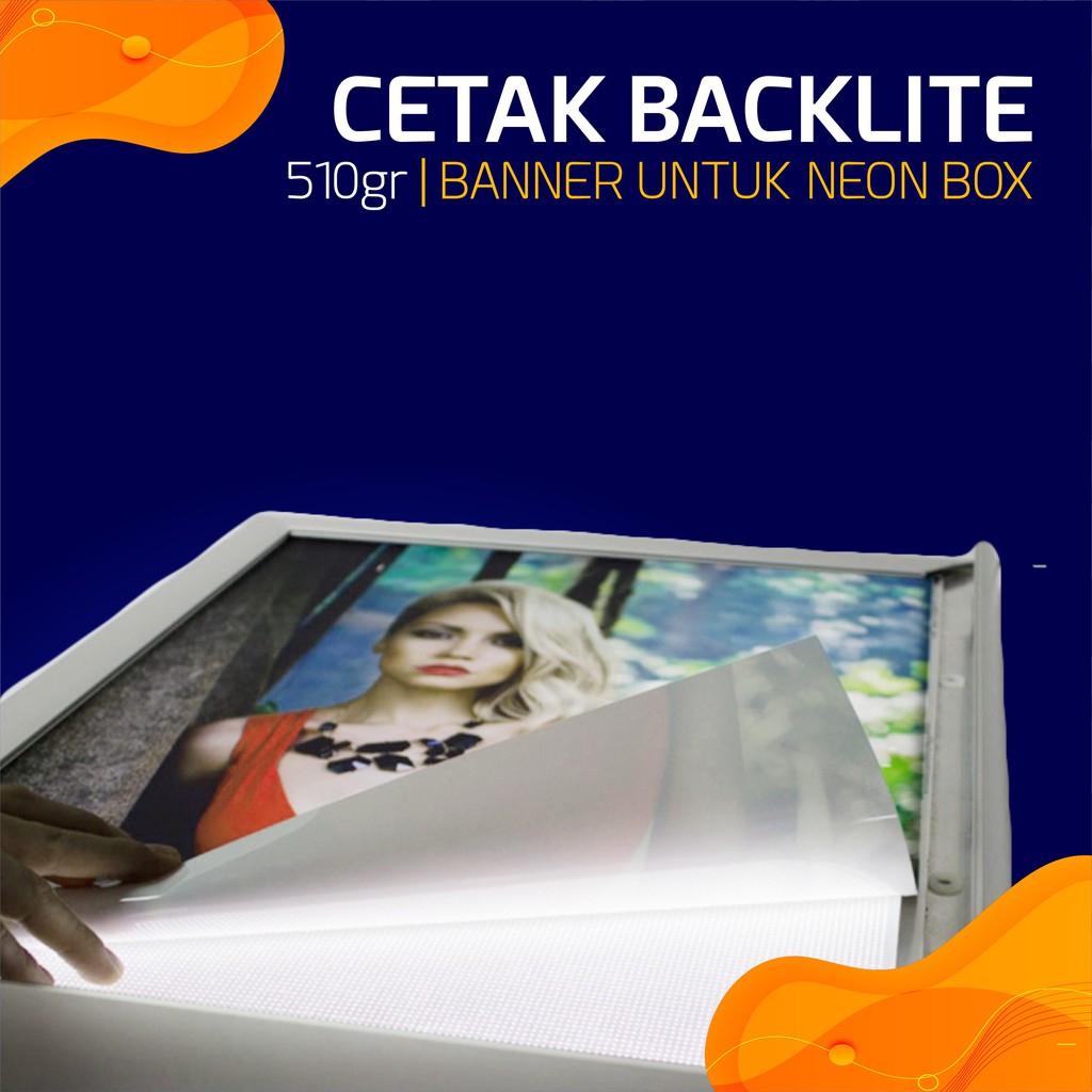 CETAK BACKLITE BANNER NEON BOX