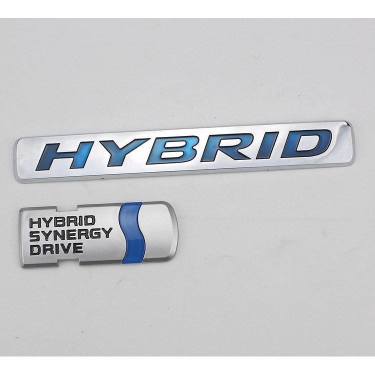 1pc Stiker Emblem Hybrid Samping / Belakang Bahan Abs Untuk Toyota