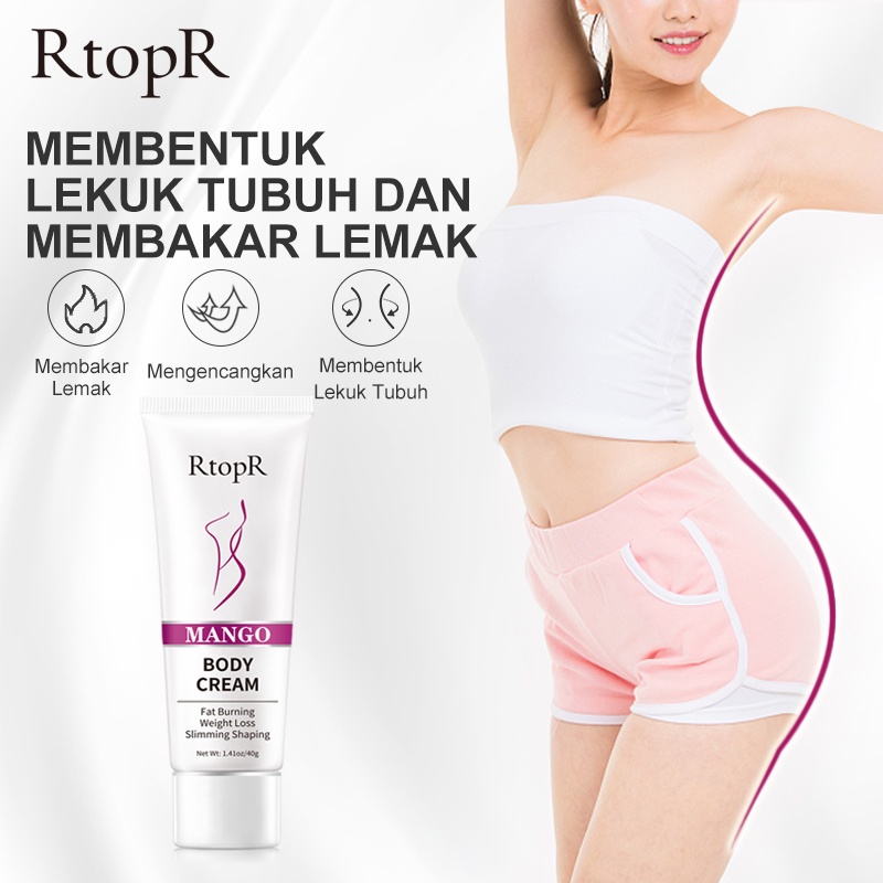 [BPOM]RtopR Mangga Pelangsing Berat Badan Menurunkan Berat Badan Krim Pembentuk Tubuh Menciptakan Selulit Selulit yang Mengencangkan Kurva Indah 40g