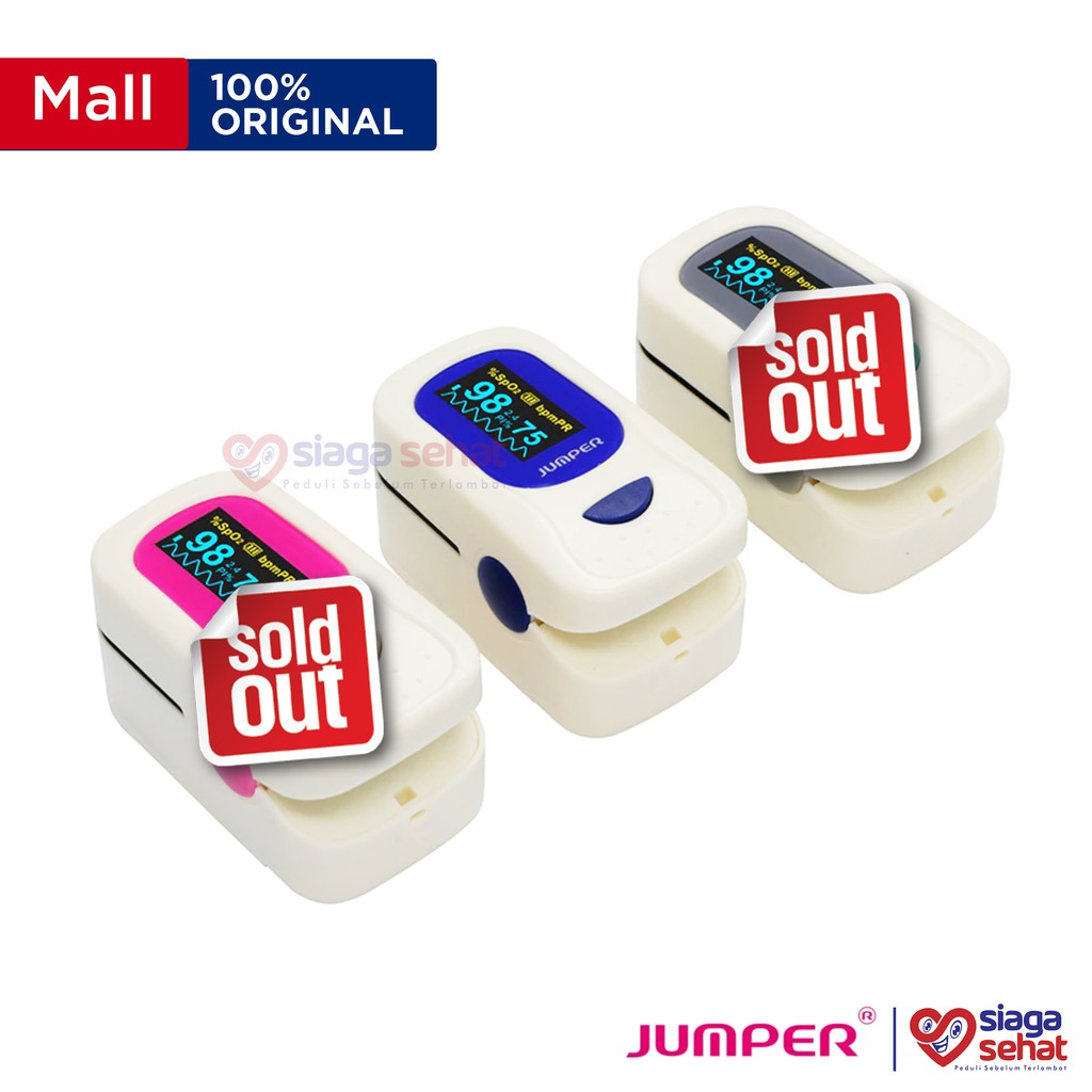 Oximeter - Jumper Fingertip Pengukur Kadar Oksigen 500A