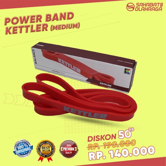 Power Band Kettler Medium / Resistance Band Kettler Medium ( Merah )