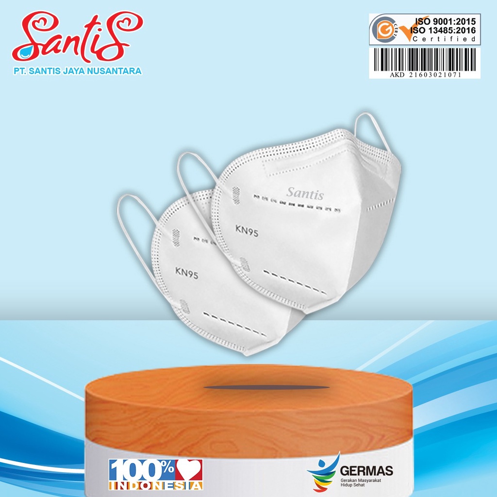 Masker KN 95 Custom / Masker Custom Logo / Masker Custom Santis