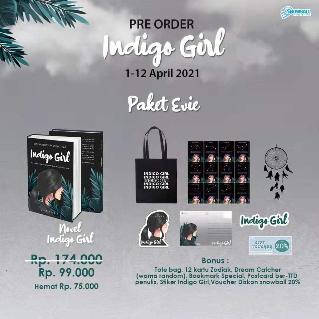 Novel Indigo Girl (Paket Evie)