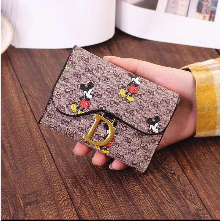 Dompet Lipat IMPORT KOREA motif GD Mickey IMUT dan Trendy