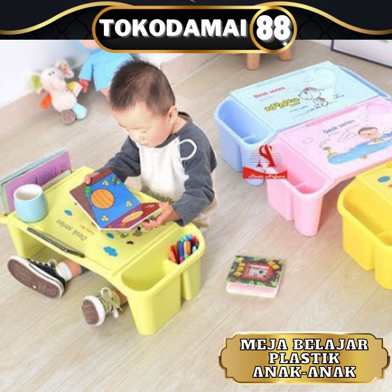 Meja Belajar Anak/Meja belajar Plastik untuk anak-anak dan dewasa.