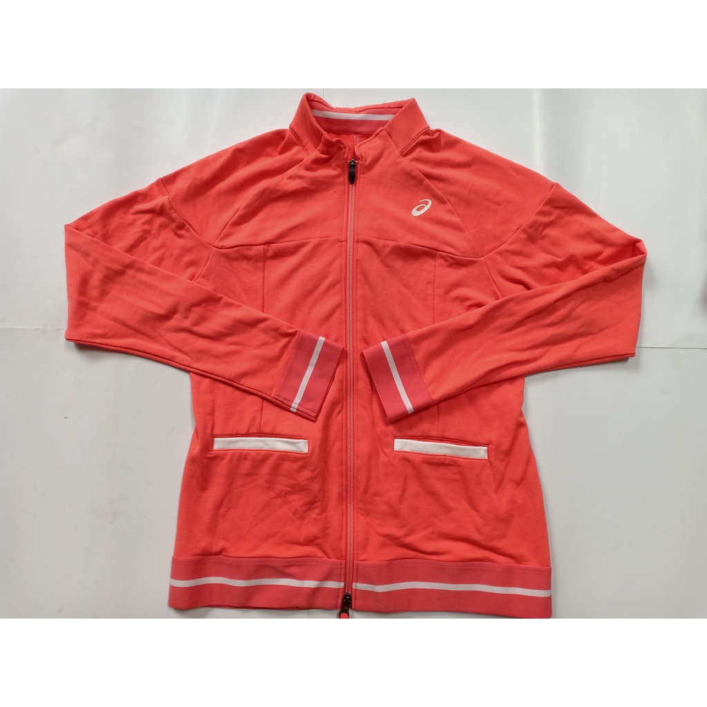 Baju Jaket Mantel Wanita Asics Murah Sporty Merah Size M