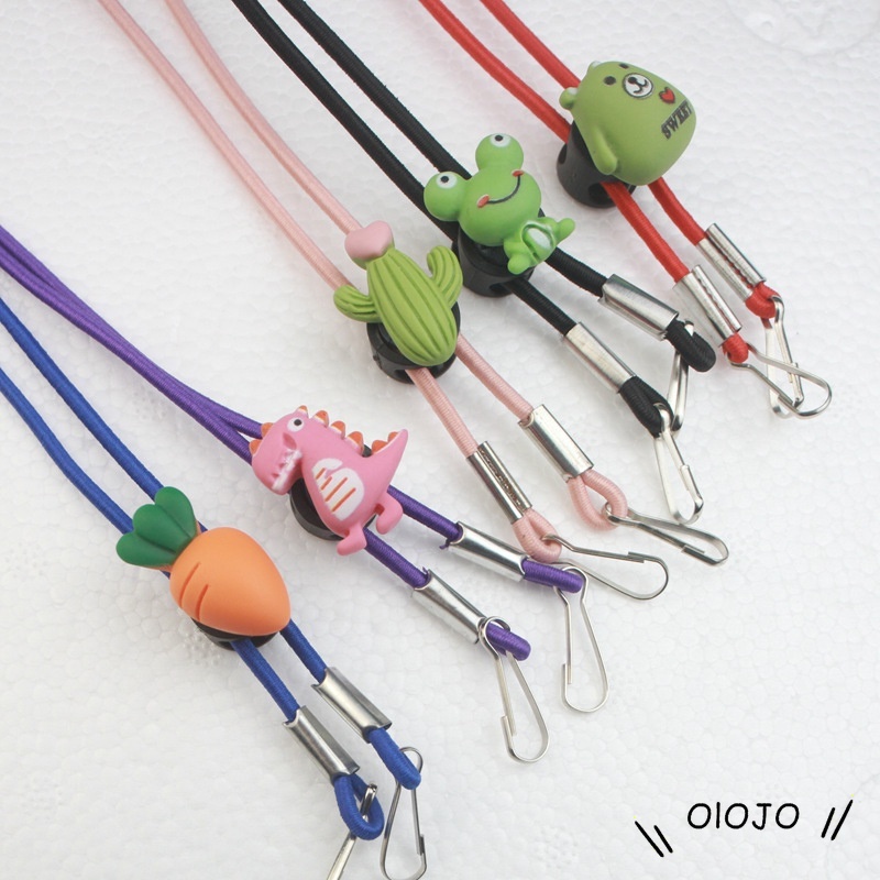 Kartun Masker Wajah Lanyard Kacamata Tali Yang Dapat Disesuaikan Dengan Kabel Ekstensi Kait - ol