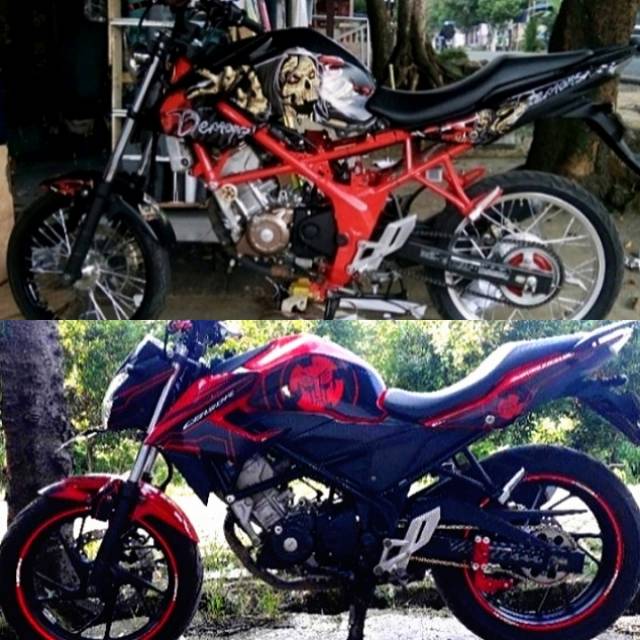 Striping Cb150r Cb 150 R 16 17 Variasi Sticker Stiker Scotlite Skotlet Motor Lis List Body Lis Shopee Indonesia