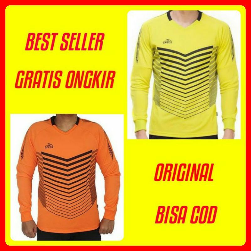 BAJU KIPER SPECS GUARDIAN GK JERSEY LS SULPHUR ORIGINAL MURAH BAJU KIPER SPECS ORIGINAL MURAH
