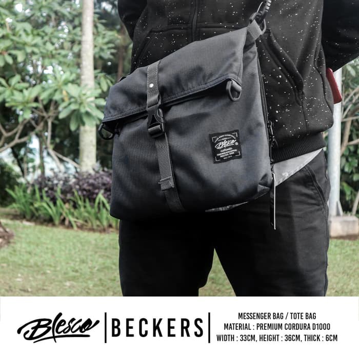 Tas Selempang Pria Warna  Abu -  Blesco Beckers