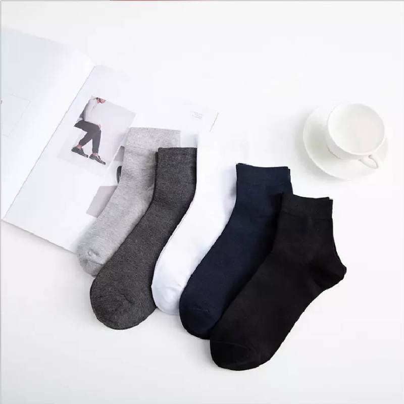 KAOS KAKI POLOS OLAH RAGA PRIA WANITA DEWASA SPORT OLAHRAGA SEKOLAH PENDEK PANJANG WARNA PUTIH HITAM
