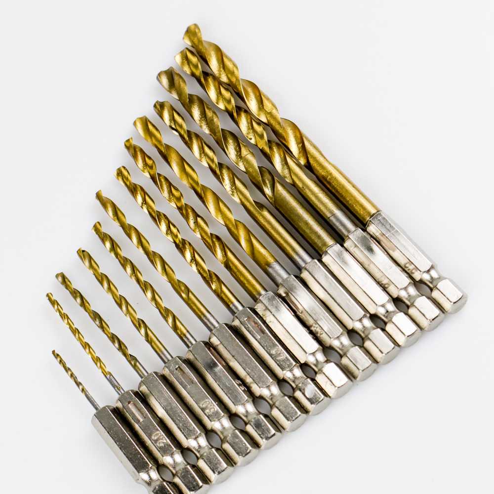 Taffware Mata Bor Power Drill Steel Titanium Hex Shank 13 PCS SV-VDB13