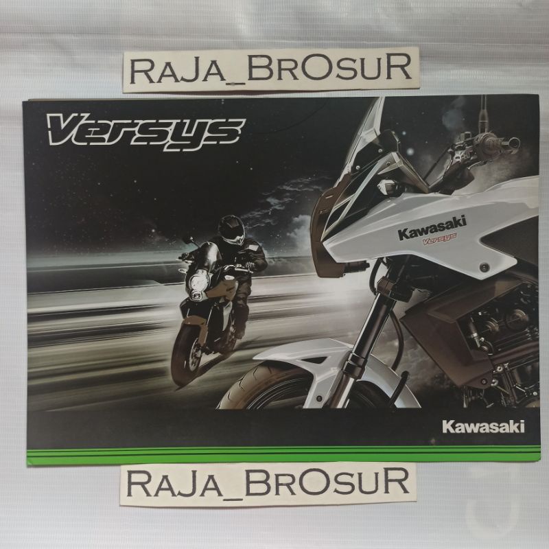 Poster brosur katalog leaflet Kawasaki Versys 2012