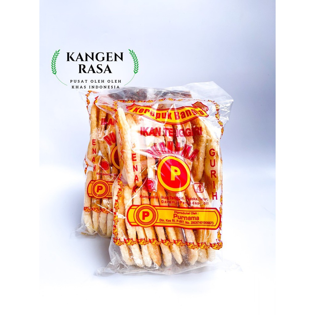 

Kerupuk Kemplang Oval Bangka Merk Purnama - Isi 20 Pcs
