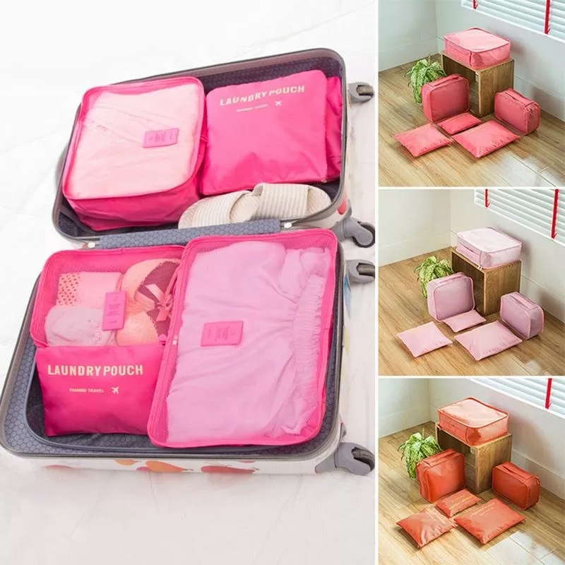 Travelling Pouch Serbaguna 6in1 Tas Universal Tas Travelling 6in1 Tas Multifungsi 6 in 1 Pouch -SC