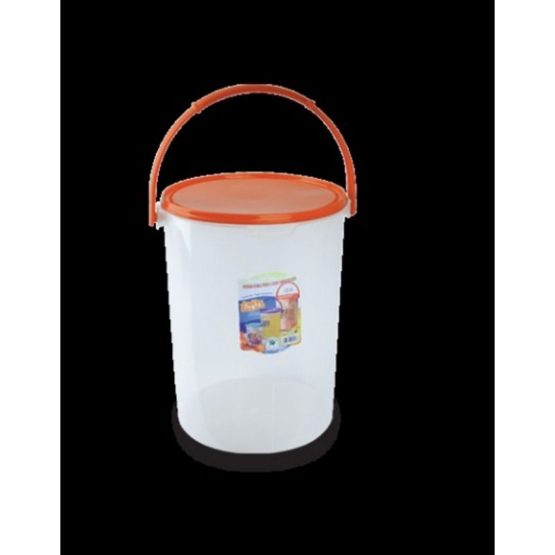 Toples Kerupuk 6 Liter Green leaf 0155 / Aquarium Es Buah / Toples Es Buah / Rice Box / Tempat Beras