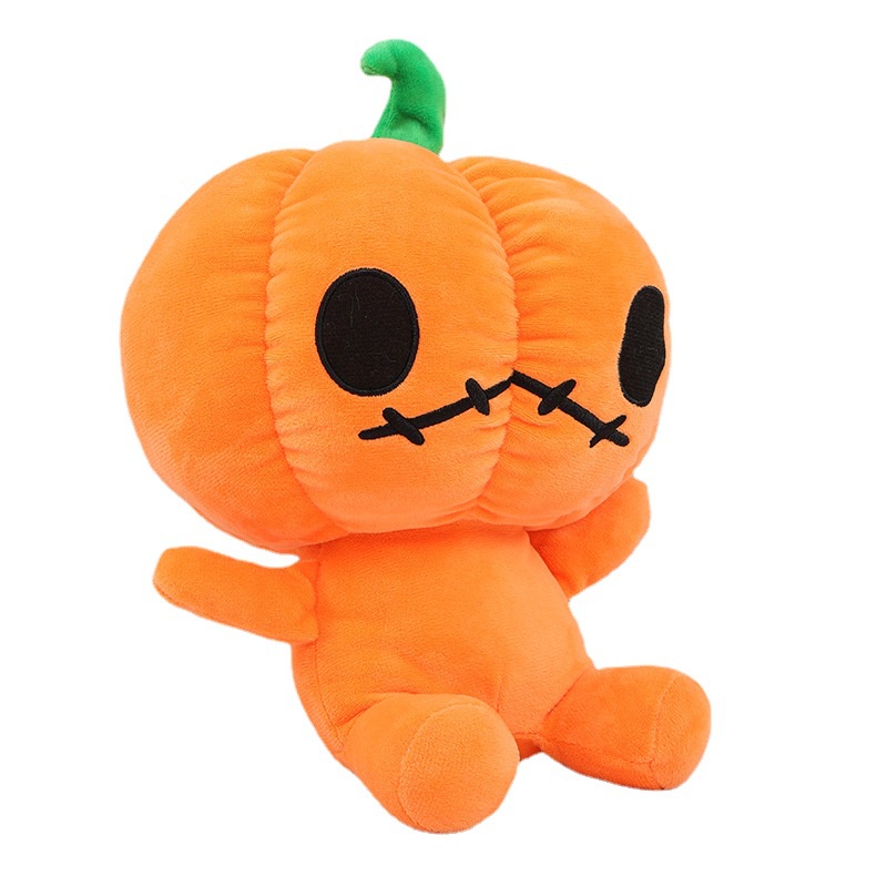 Boneka Labu Halloween Lucu Bahan plush Untuk Hadiah