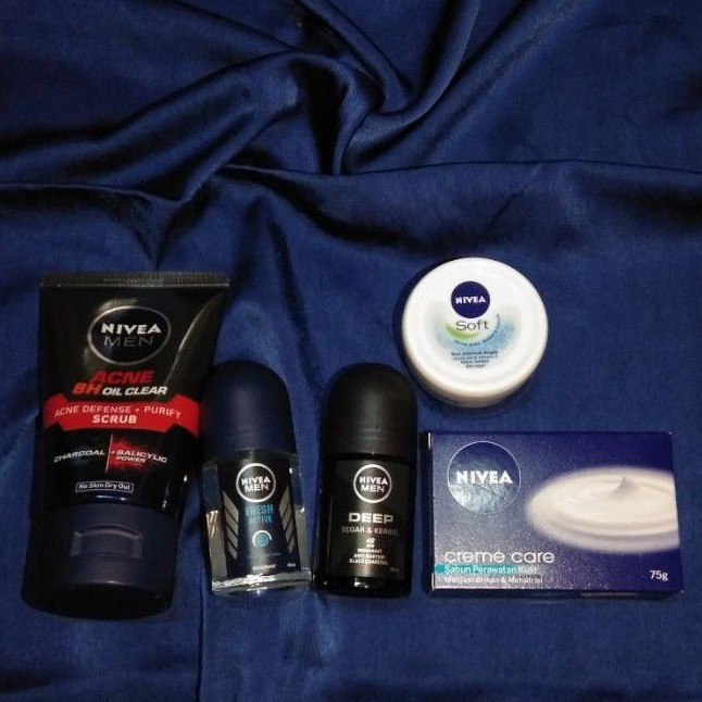 nivea men paket acne