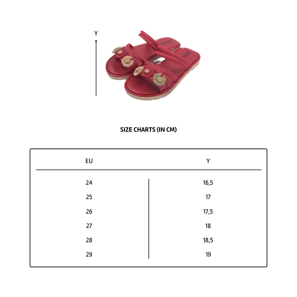 ITSOK SANDAL ANAK MOTIF BUNGA / SANDAL ANAK KOREA / SANDAL ANAK MURAH