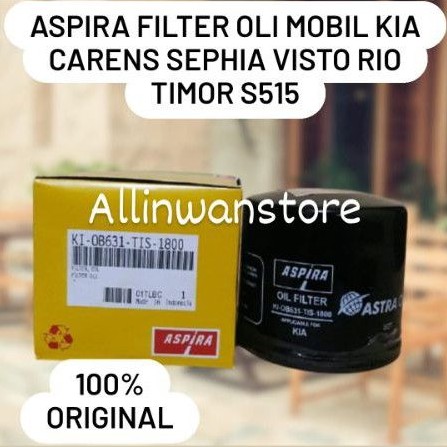 ASPIRA Filter Oli Mobil KIA Carens Sephia Visto Rio Timor S515