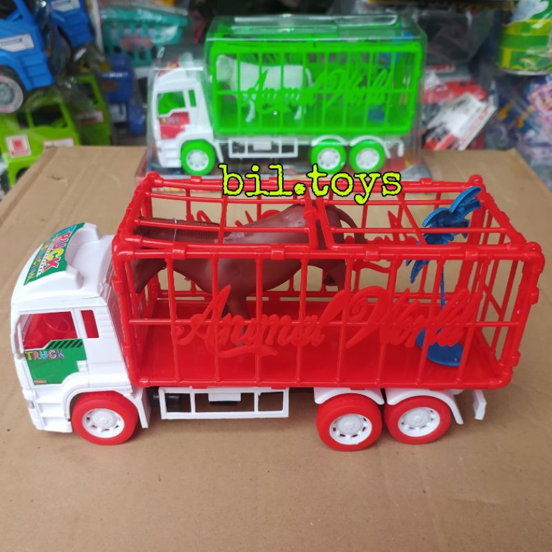 MAINAN ANAK LAKI LAKI MOBIL HEWAN MIKA / mainan mobil mobilan pengakut hewan / animal world car toys