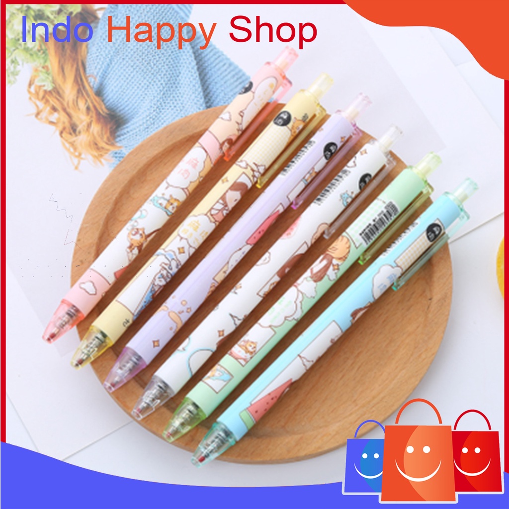 

⭐ ⭐️Pulpen Gel Motif Cartoon Pulpen Pelajar Dan Kantor Pena Lucu Motif Haemorrhoid