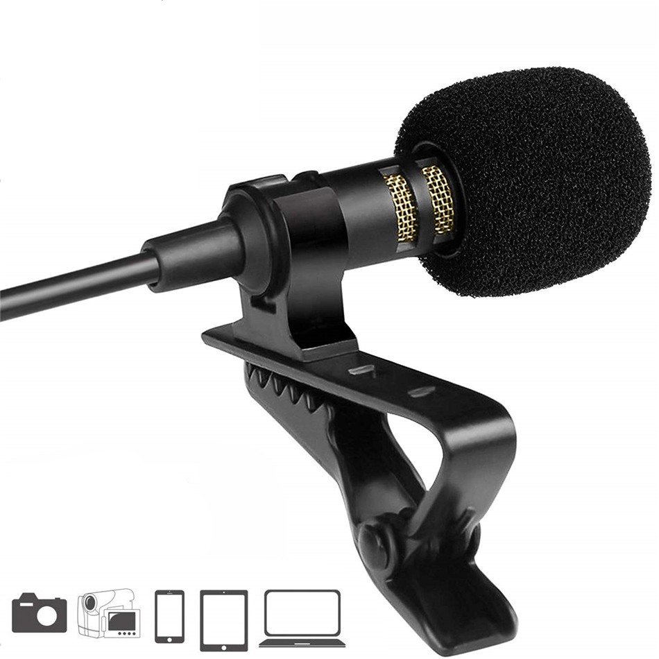 Lapel Mini Clip-On Klip On Hands-Free Type-C USB Recorder Mic Microphone Universal Portable Mikrofon Mini HD Tipe-C Plug Mic