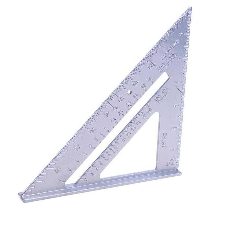 

W..Penggaris Siku Mistar Triangle Ruler Aluminium - Penggaris Tukang.N Prom0_0n