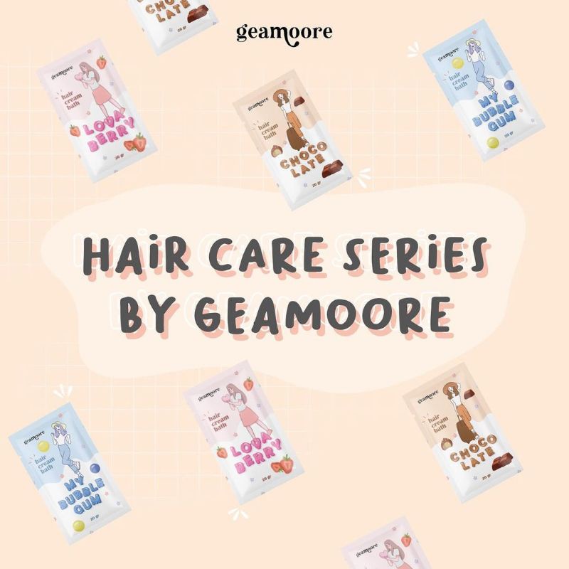 READY GEAMOORE CREAMBATH / HAIR MASK ORIGINAL 100%