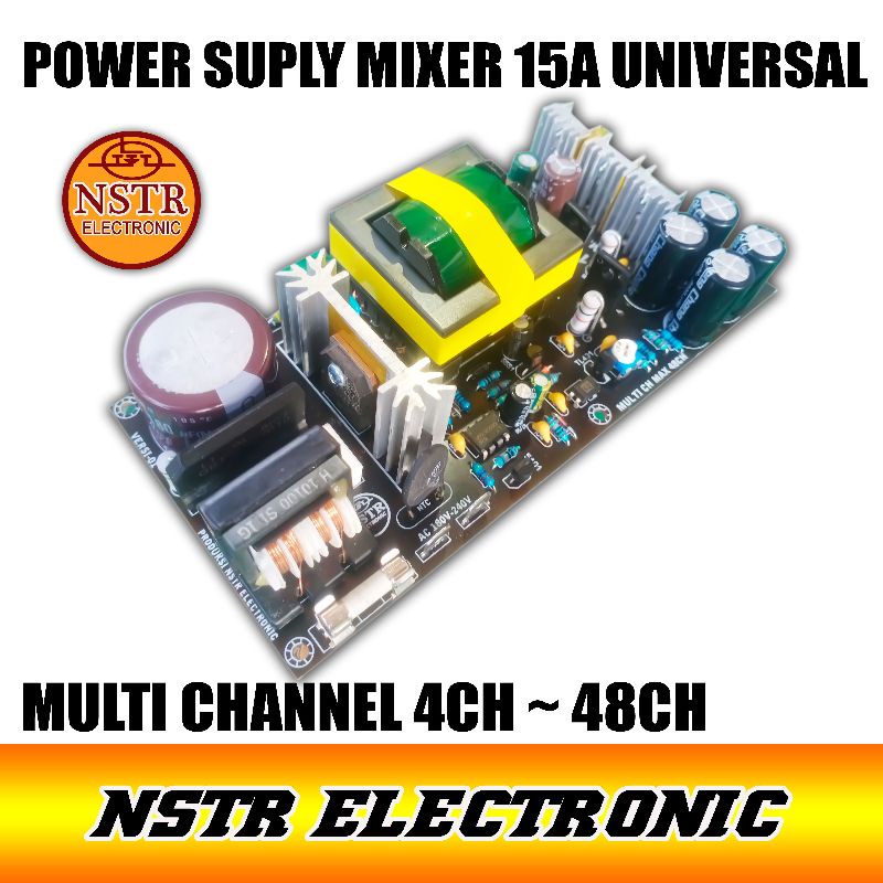 power suply mixer multi channel 15A