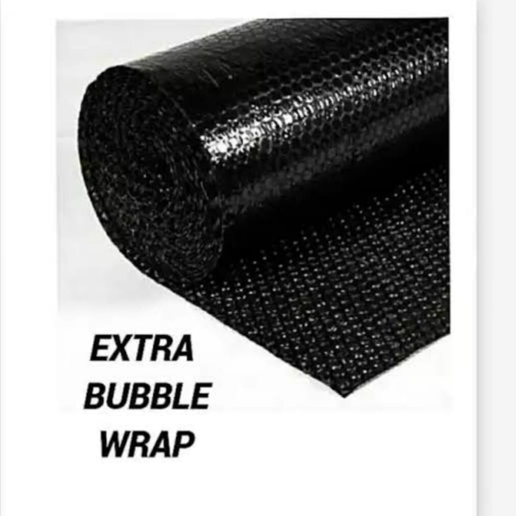 Tambahan bubble wrap untuk pengaman