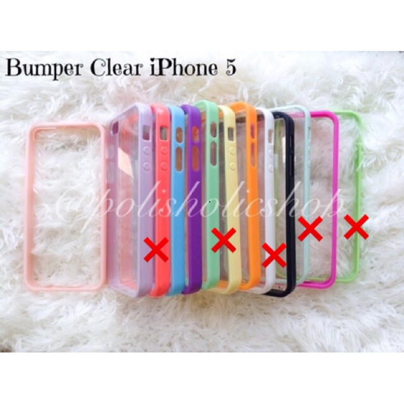 BUMPER CASE i4 4s 5 5s SE Casing HP / Cover Case Handphone