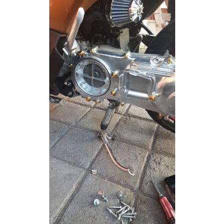 cover cvt akrilik aerox lama tutup cvt aerox baru aerox155 aerox connected