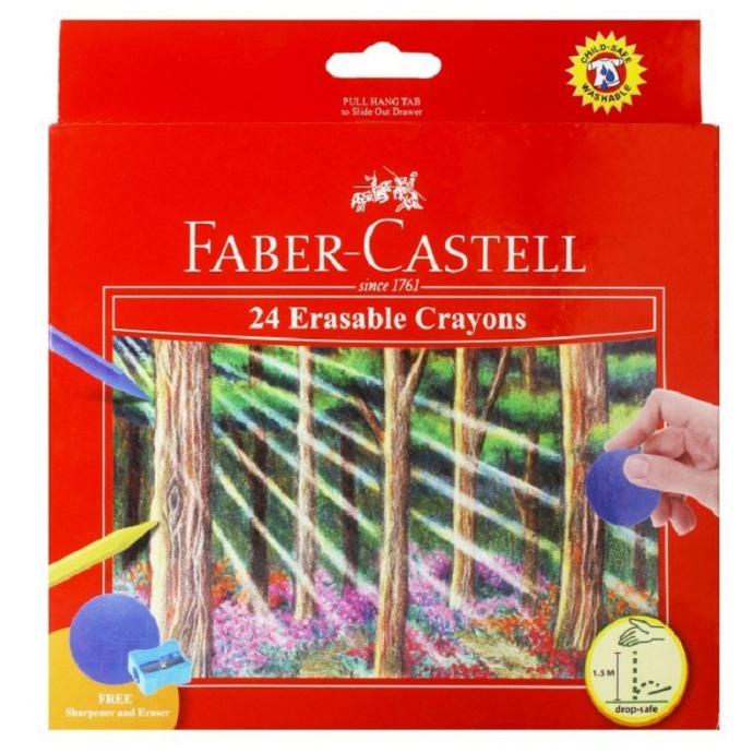 

Erasable Crayons 24 Warna Faber Castell (Crayon Hapus)