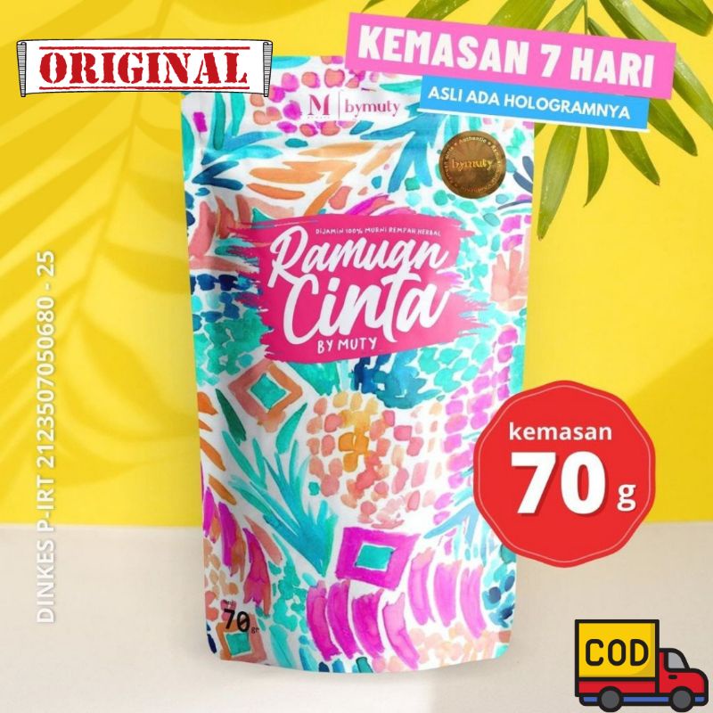 

RAMUAN CINTA BY MUTY 70 GRAM