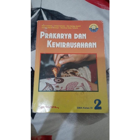 Buku Paket Prakarya dan Kewirausahaan PKWU Kelas XI Kelas 11 Yudhistira