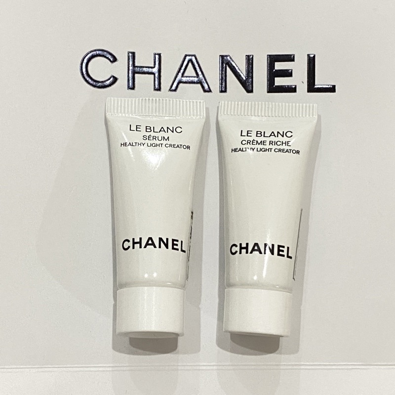 Chanel Le Blanc Healthy Light Creator Serum 5ml / Creme Riche 5ml