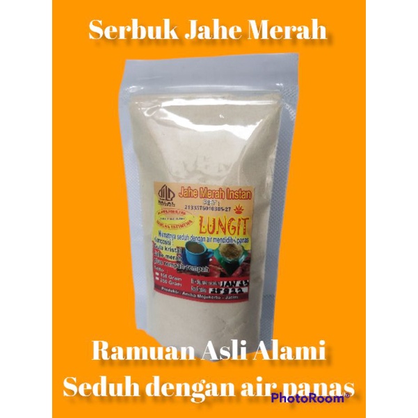 

Lungit si Serbuk Jahe Merah isi 250 gr
