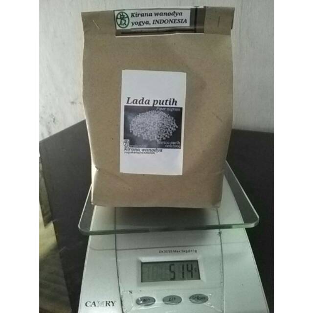 Lada Putih Bubuk 500g Merica Bubuk - Kirana