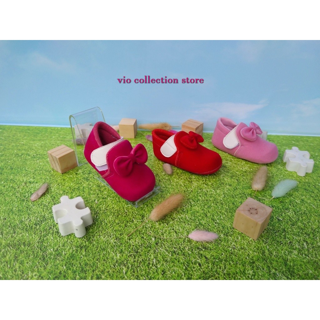 PROMO - SEPATU BALITA - SEPATU BABY - SEPATU ANAK PEREMPUAN - SEPATU MURAH - MODEL PITA - C09