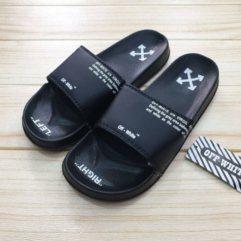 Jual Sendal Slop Pria Sandal Off White Virgil Abloh Sandal Off White Sesame Street Uniqlo